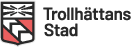 Trollhättans Stad logotyp, länk till startsidan.